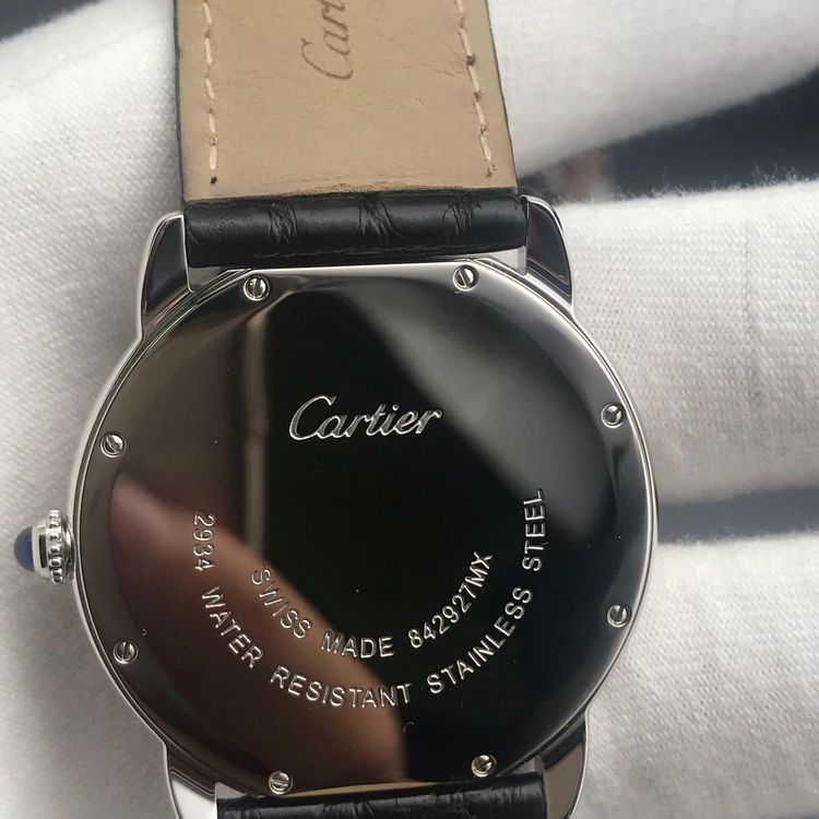 cartier 卡地亚伦敦solo系列w6700255后钻女士石英表