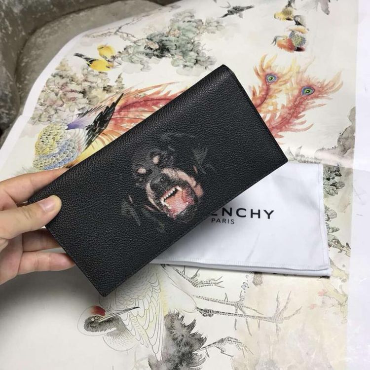 givenchy 纪梵希狗头长款对折钱包