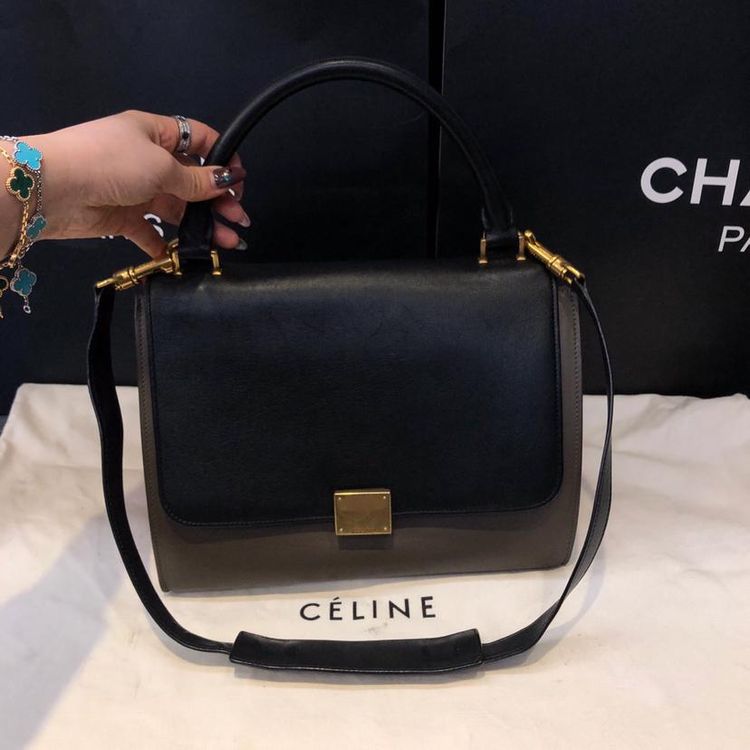 celine 赛琳经典款拼色秋千包