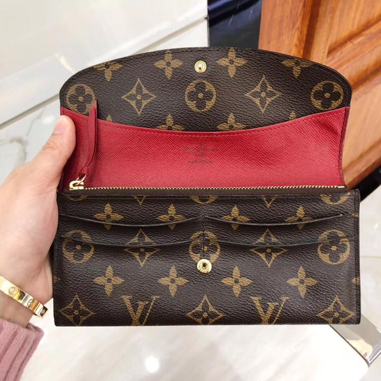 louis vuitton 路易·威登经典老花豆豆长款钱包手拿包