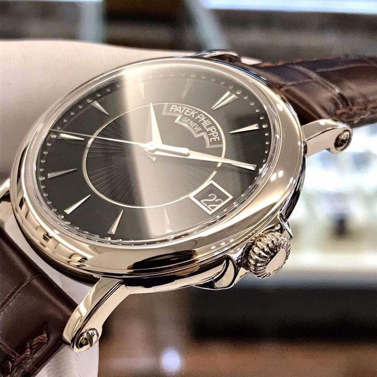 patek philippe 百达翡丽古典表系列5153g白金男士自动机械表