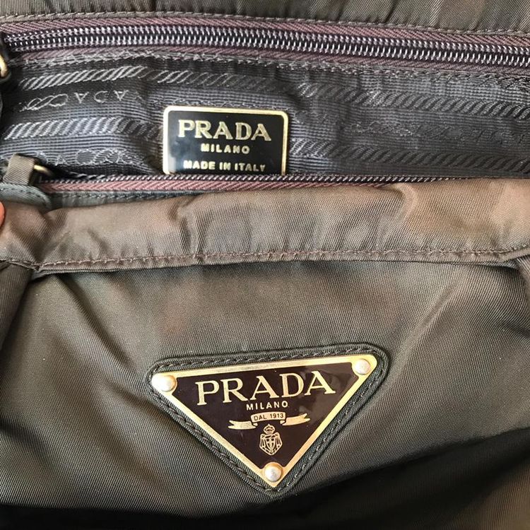 prada 普拉达金标手提包