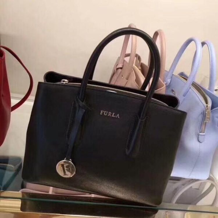 furla 芙拉tessa十字纹斜挎手提单肩包