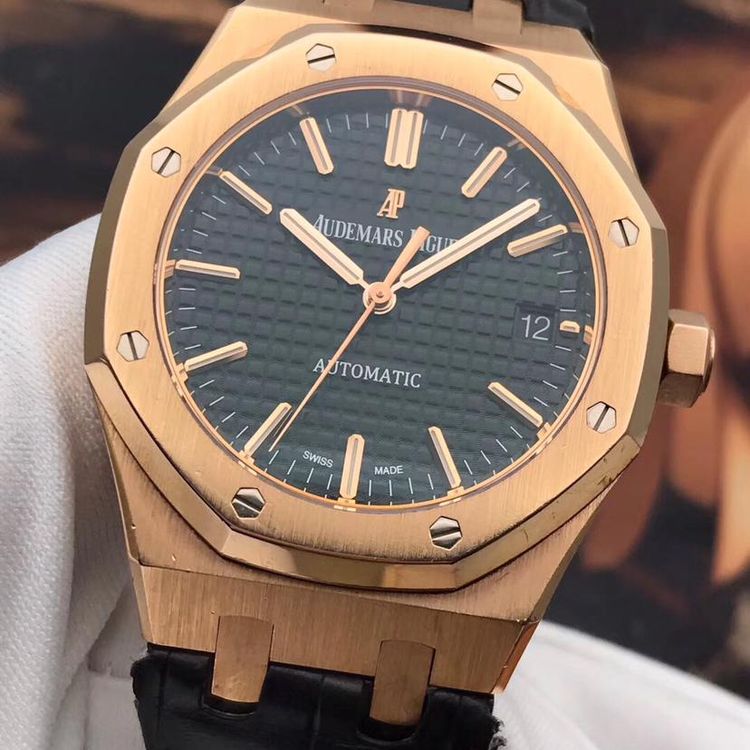 audemars piguet 爱彼15450or.oo.d002cr.01皇家橡树男士自动机械腕表