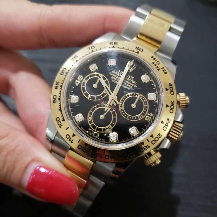 rolex 劳力士116503 40mm表径 宇宙计时迪通拿黑盘镶钻时标自动机械表