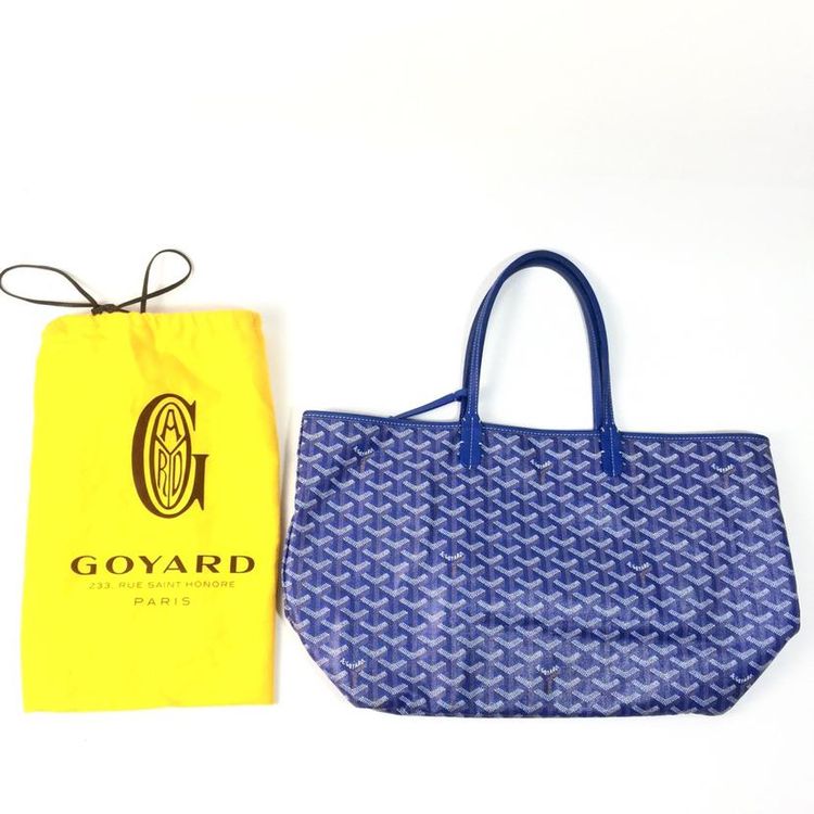 goyard 戈雅蓝色中号子母购物袋单肩包