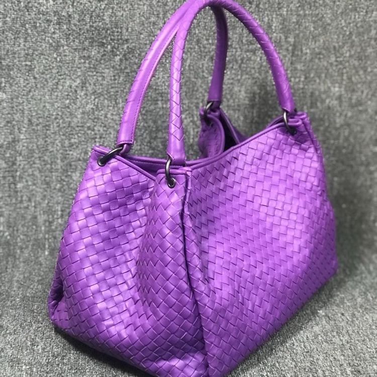 bottega veneta 葆蝶家拜占庭紫色手提包