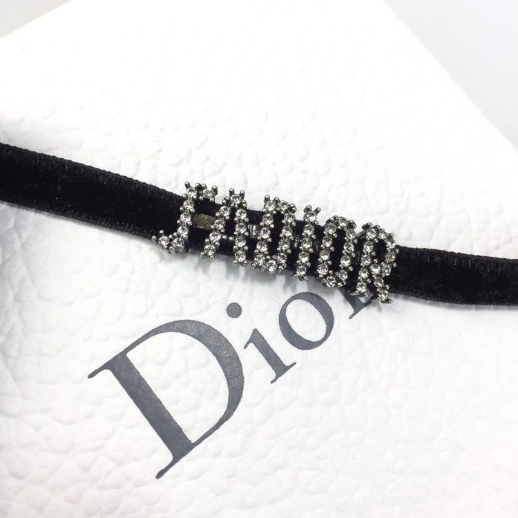 dior 迪奥jadior满钻项链