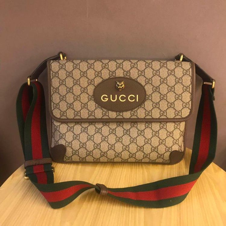 gucci 古驰虎头单肩包