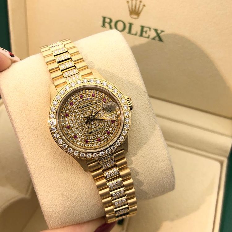 rolex 劳力士69178满天星后镶钻机械表