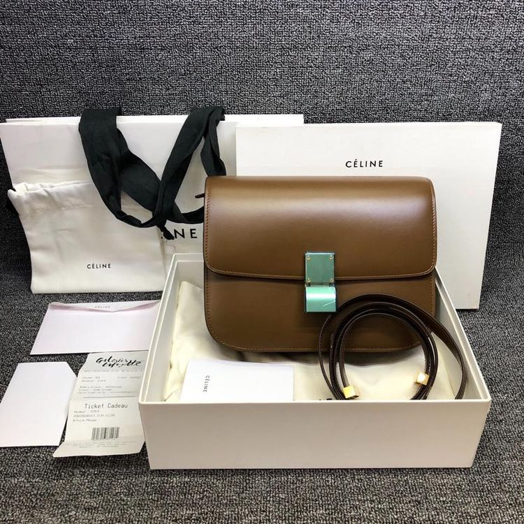 celine 赛琳box中号单肩包