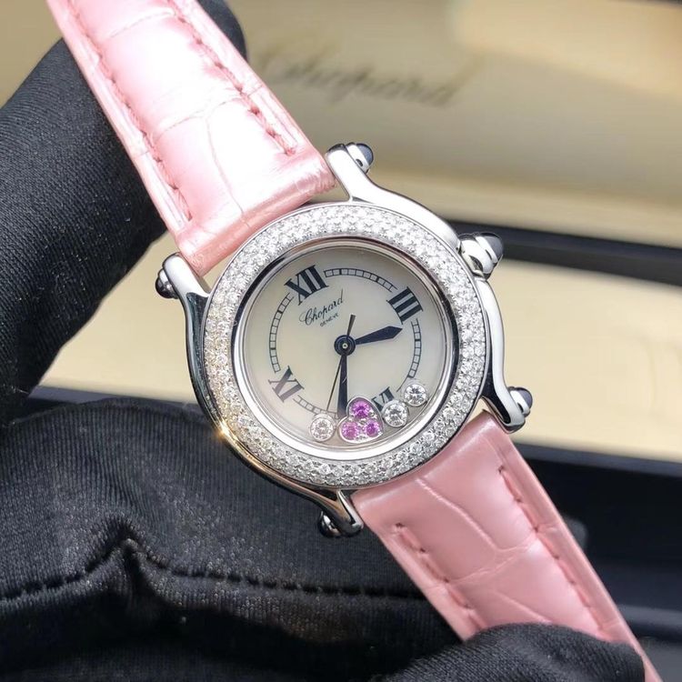 chopard 萧邦快乐钻石系列26mm表径石英表