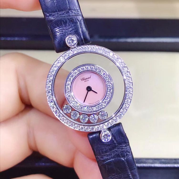 chopard 萧邦快乐钻石系列原钻石英女表