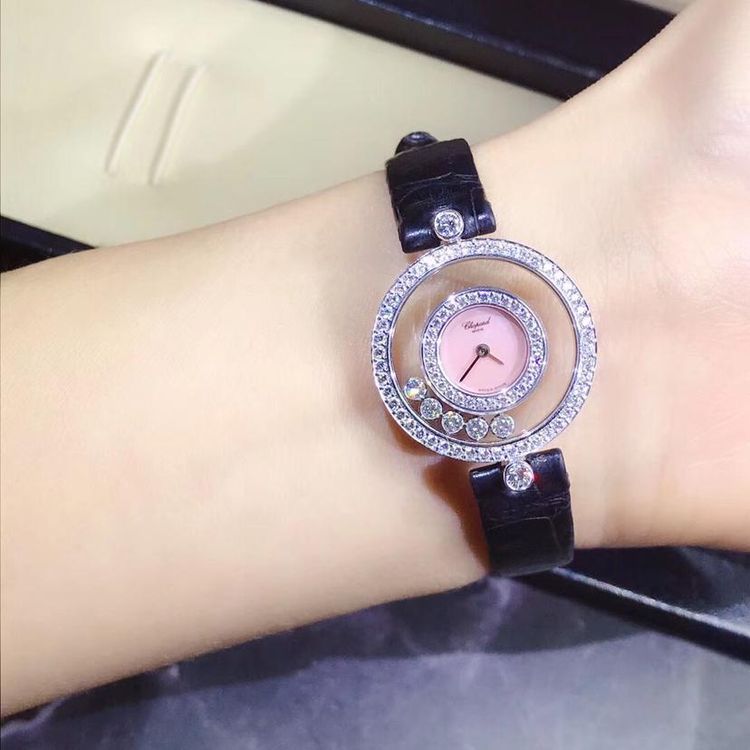 chopard 萧邦快乐钻石系列原钻石英女表