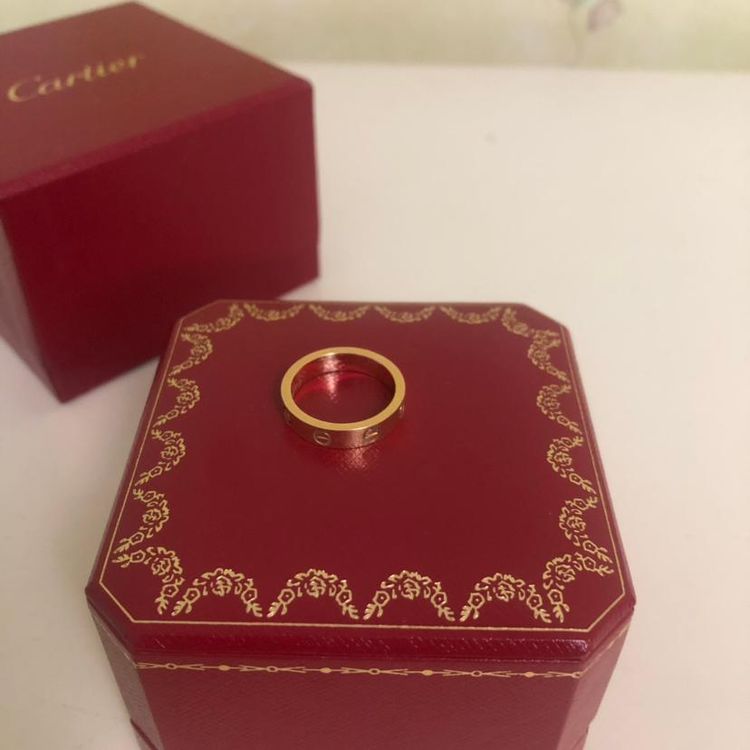 cartier 卡地亚au750戒指53号