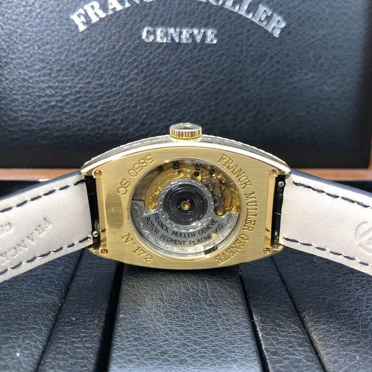 franck muller 法兰克穆勒5850 31*44mm表经透底机芯自动机械腕表