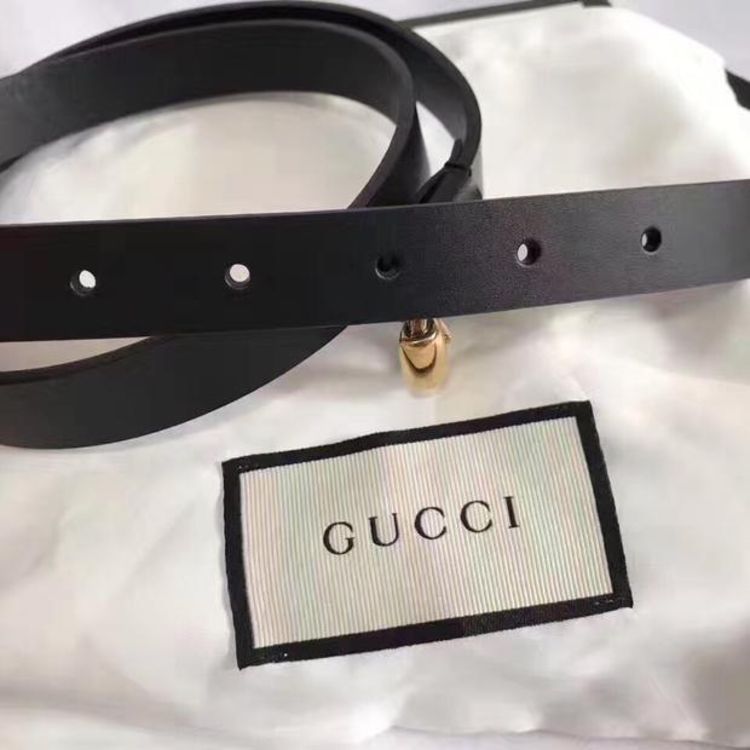 gucci 古驰马衔扣牛皮腰带