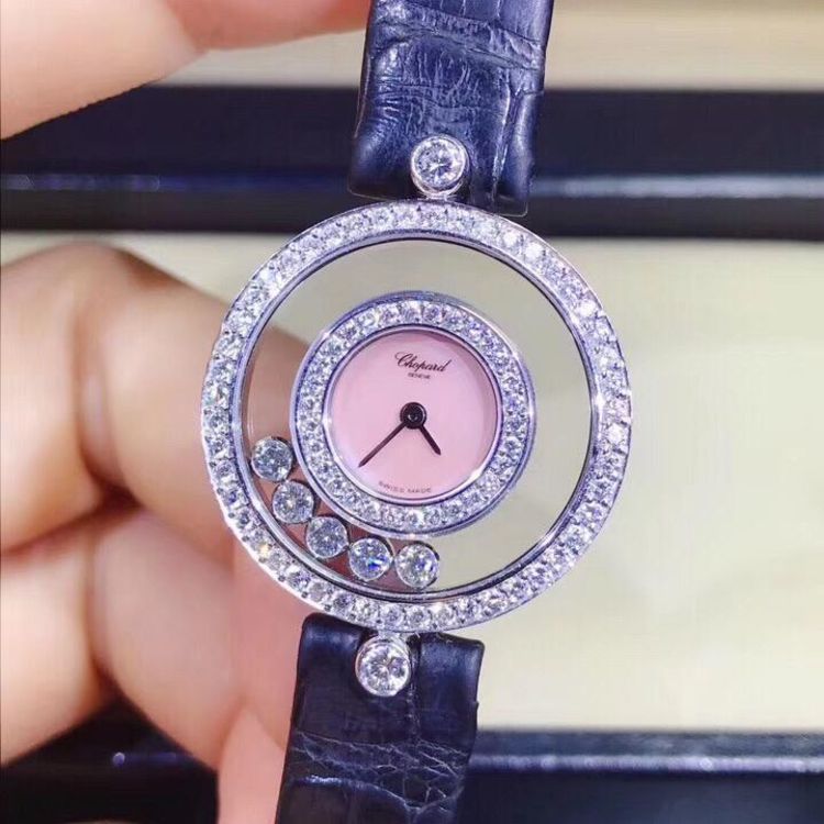 chopard 萧邦快乐钻石石英女表