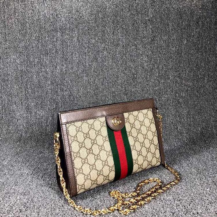 gucci 古驰ophidia系列小号gg链条单肩包