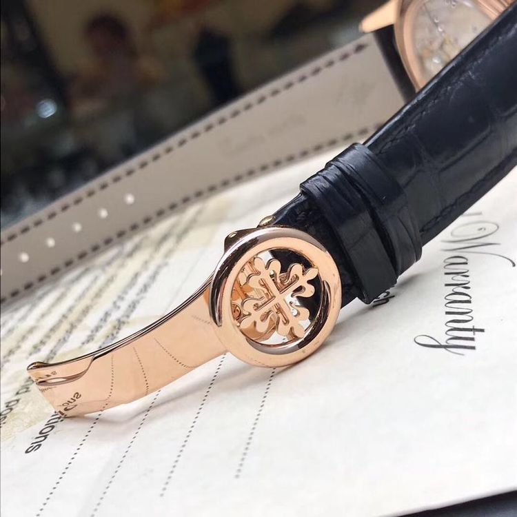 patek philippe 百达翡丽古典系列6000r灯笼扣18k金机械表