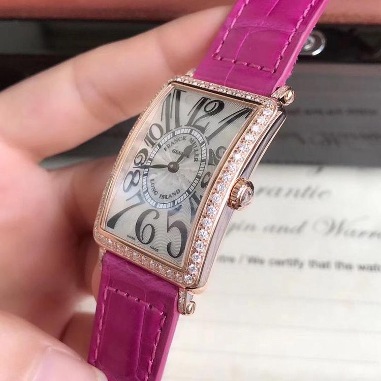 franck muller 法兰克穆勒长岛系列fm952玫瑰金后镶钻