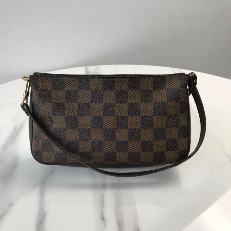 louis vuitton 路易·威登经典棋盘格麻将包女包单肩手提包