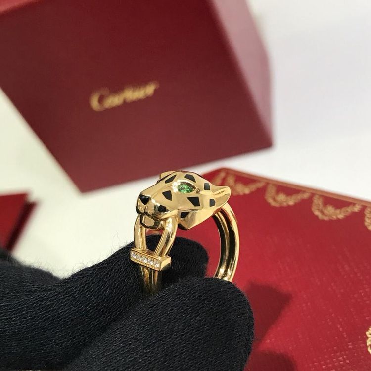 cartier 卡地亚豹子戒指