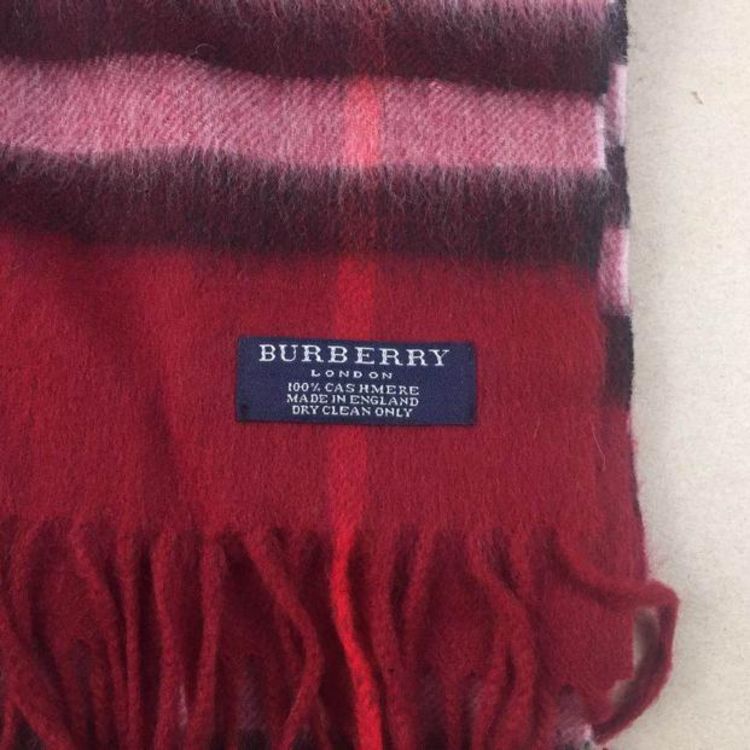 burberry 博柏利中古蓝标羊绒围巾