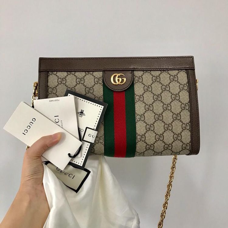 gucci 古驰ophidia小号链条包