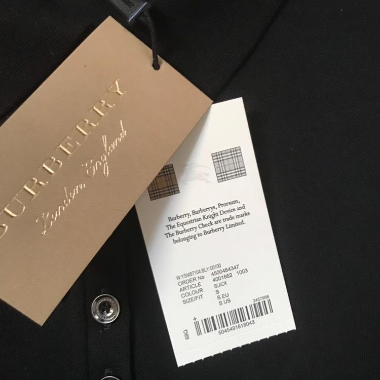 burberry 博柏利女士弹力修身显瘦短袖polo衫