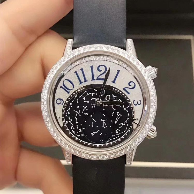 jaeger-lecoultre 积家约会系列星空女士腕表