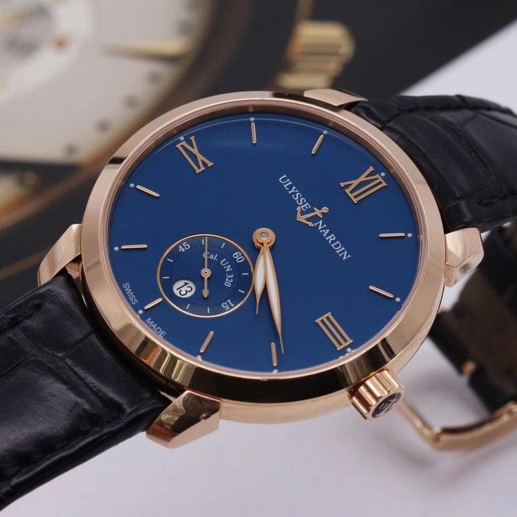 ulysse nardin 雅典鎏金系列机械表