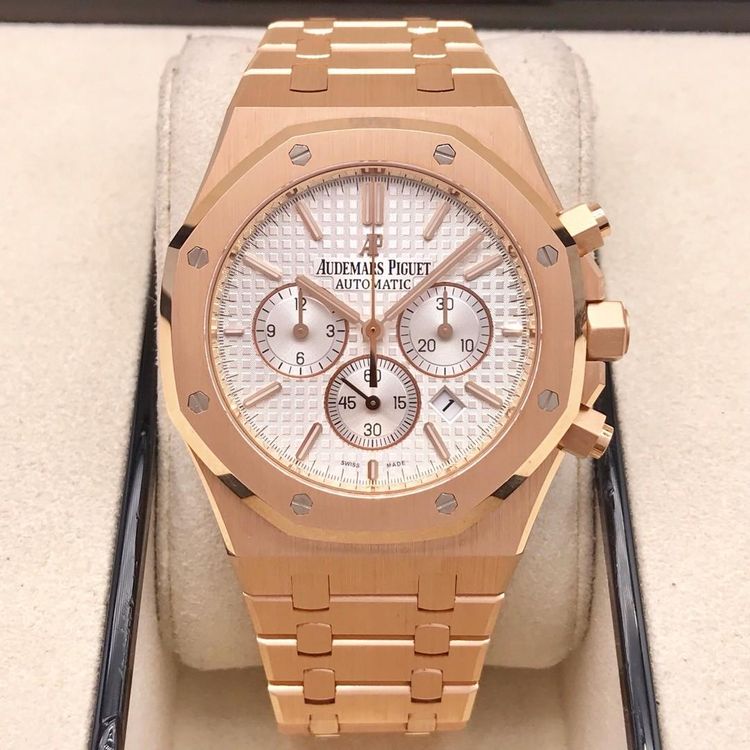 audemars piguet 爱彼皇家橡树系列18k玫瑰金腕表