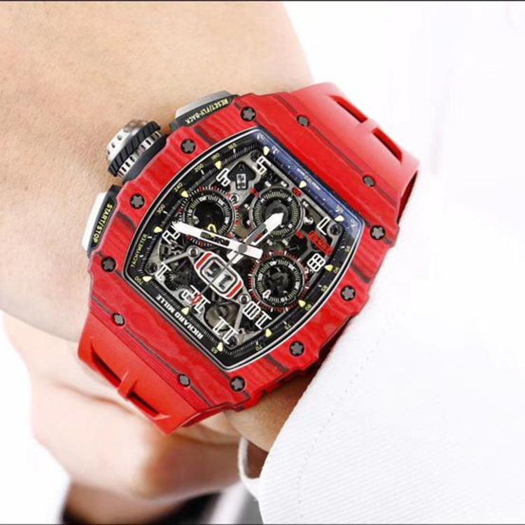 richard mille 理查德米勒红魔rm11-03男士碳纤维自动