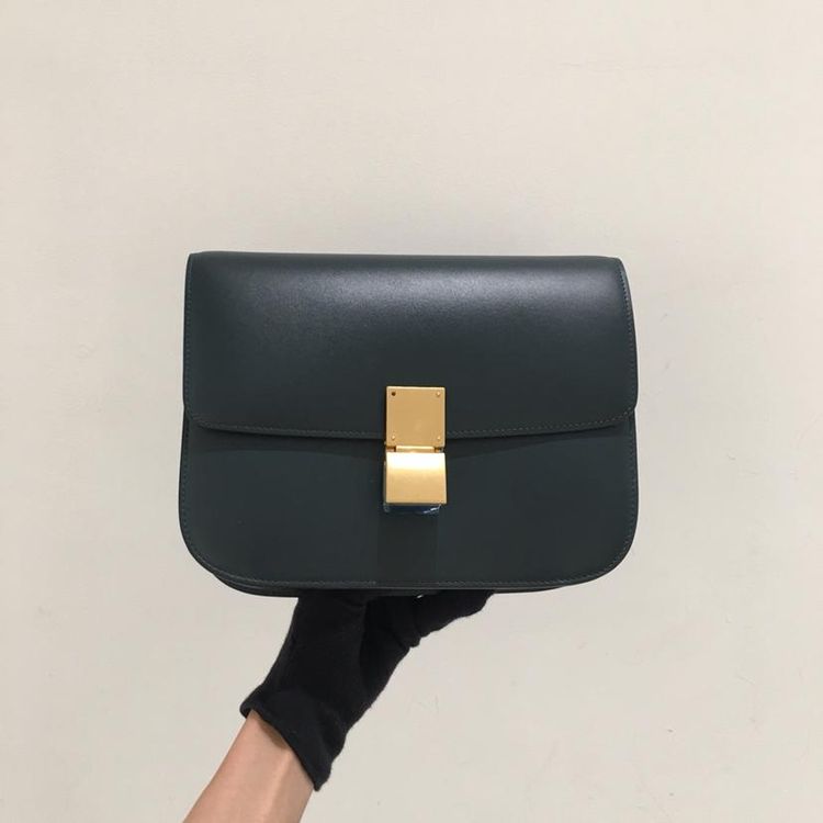 celine 赛琳box中号单肩包