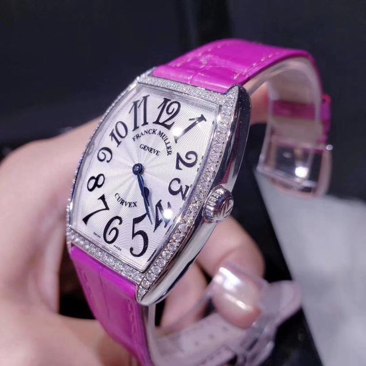 franck muller 法兰克穆勒酒桶型fm7502后镶钻石英女表