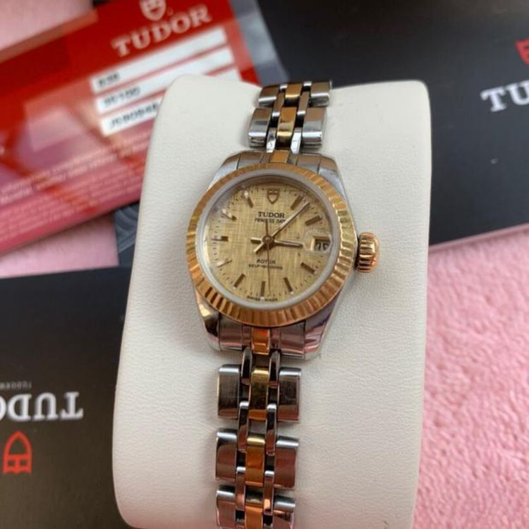 tudor 帝舵公主型自动机械包金女表