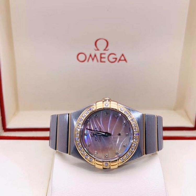 omega 欧米茄星座系列女士石英表