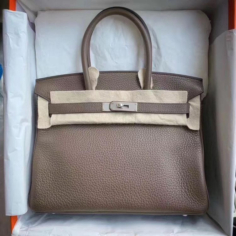 hermès 爱马仕birkin30大象灰手提包