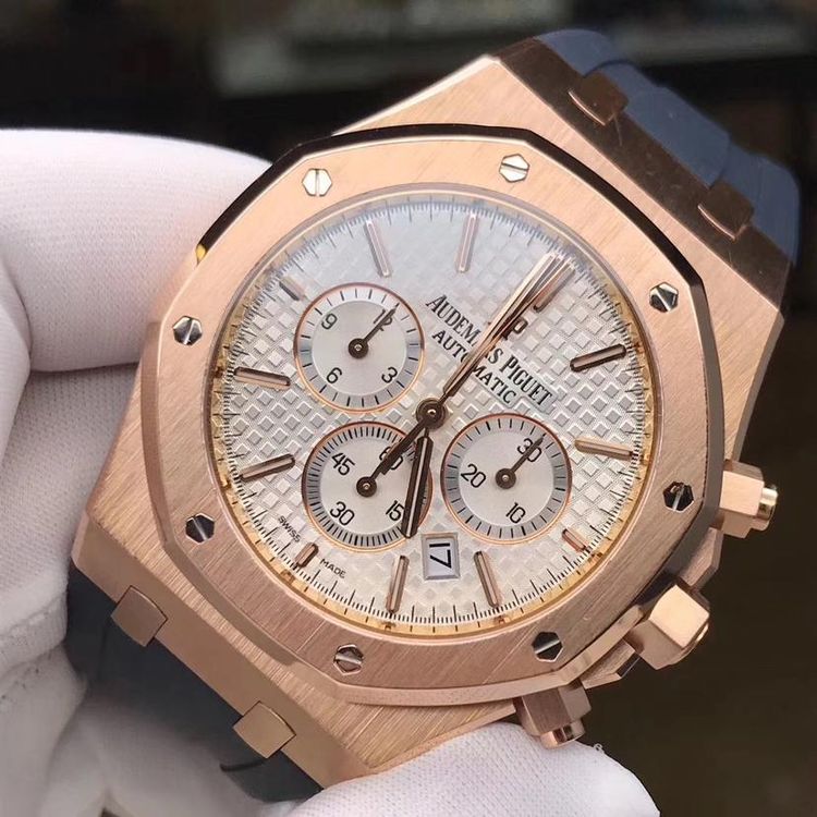 audemars piguet 爱彼皇家橡树系列26320玫瑰金自动机械腕表