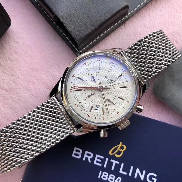 breitling 百年灵越洋系列ab045112/g772/154a男士自动机械表