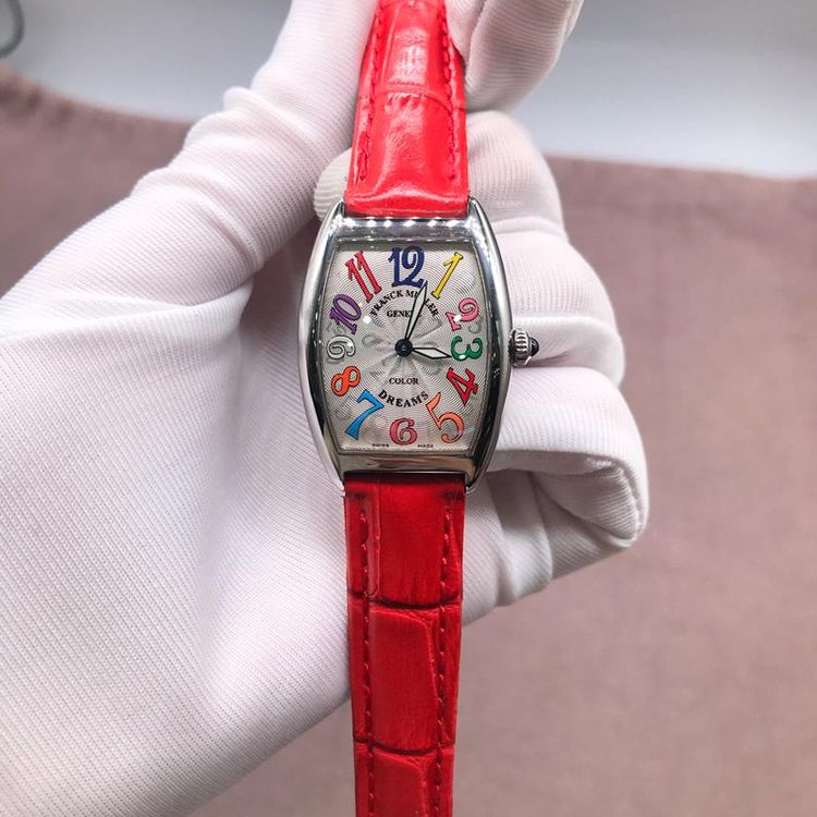 franck muller 法兰克穆勒fm1752酒桶型女士石英表