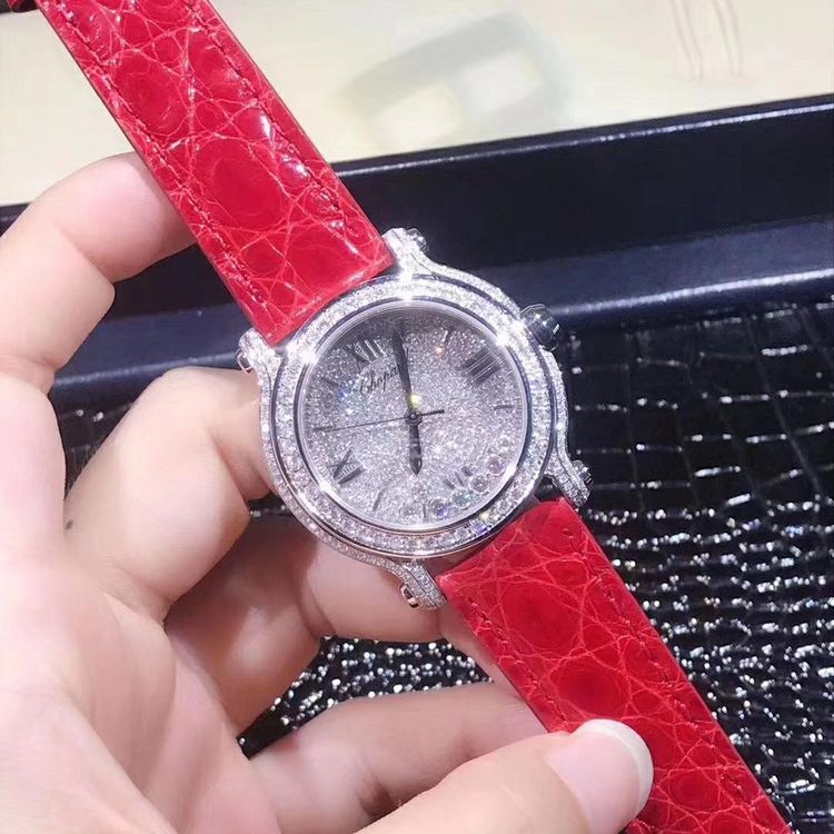 chopard 萧邦happy diamonds系列快乐钻石系列石英表