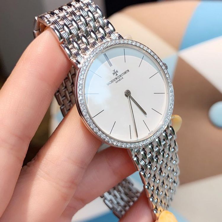 价格透明· 卖家寄语 江诗丹顿传承系列 750全白金 手动机械腕表