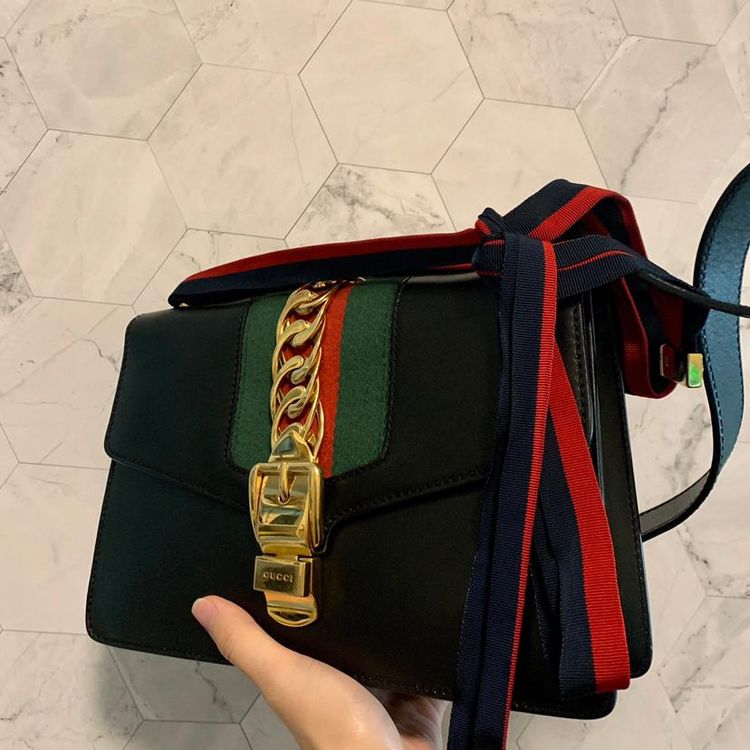 gucci 古驰sylvie中号单肩包