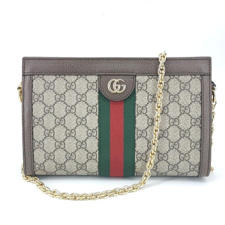 gucci 古驰ophidia链条单肩包