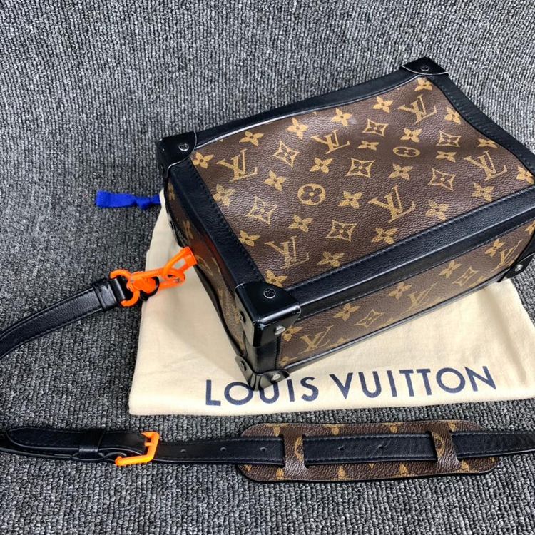 louis vuitton 路易·威登19ss老花限定virgil soft trunk单肩包