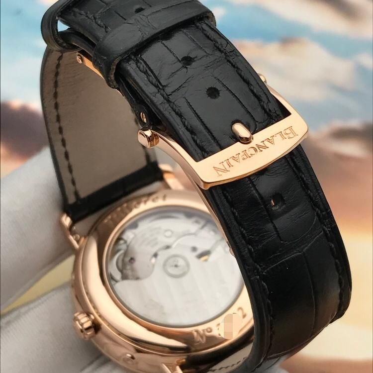 blancpain 宝珀经典系列6263-3642-55b男士自动机械腕表