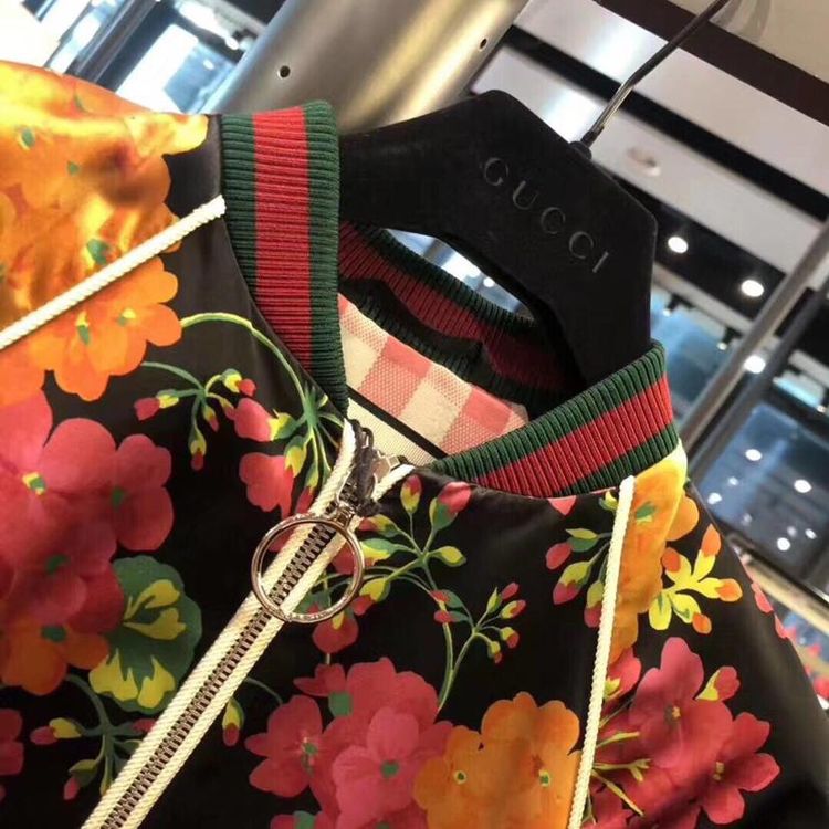 gucci 古驰女款短夹克棒球服