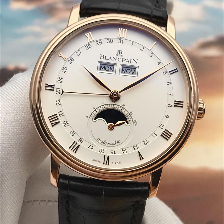 blancpain 宝珀经典系列6263-3642-55b男士自动机械腕表